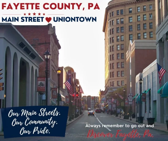 Every great community has a Main Street, and in Fayette County, PA, each one tells its own story.

Whether you're shopping in Uniontown, exploring Connellsville, strolling through Brownsville, enjoying Perryopolis, or discovering one of our smaller communities such as Dawson or Point Marion, you're supporting local businesses, local families, and local dreams.

This week, take time to visit a shop you've never been to, grab lunch downtown, or simply enjoy a walk through one of Fayette County's business districts.

Small businesses make our communities stronger.

📍 Where is your favorite Main Street in Fayette County, PA?

Always remember to go out and Discover Fayette PA.
