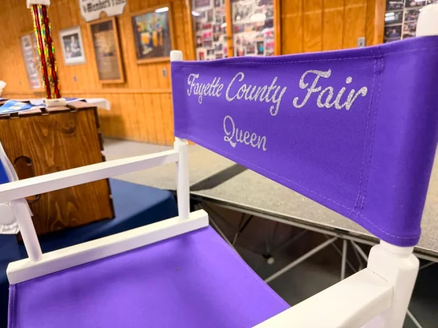 The stage is set for the crowning of the 2026 Fayette County Fair Queen and Princess. 

The contest kicks off tonight at 7:30 at the Fiddler’s Building and will stream live via Fayette County TV. 

See you at the fair! 🎡
