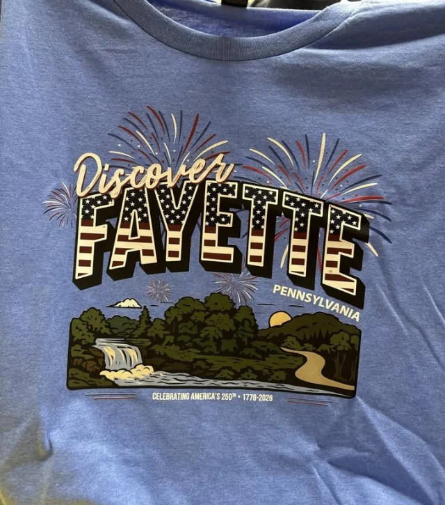Celebrate Fayette County Day with us today! 🇺🇸

If you're heading to the Fayette County Fair, be sure to stop by and see everything Fayette County, PA 250th and Discover Fayette have happening throughout the day!

👕 Stop by the Discover Fayette booth just inside the main gate between 1:00 PM and 5:00 PM to spin the prize wheel for a chance to win a new Discover Fayette T-shirt or other fun giveaways. You can also purchase one of our new Appalachian Expressions T-shirts while you're there!

🧵 Then visit the Fayette County PA 250 Booth in Commercial Building 2 between 2:00 PM and 5:00 PM to see the completed Fayette County Appalachian Quilt Project 250th Anniversary Quilt on display. This one-of-a-kind quilt features more than 250 quilt blocks created by individuals, families, schools, organizations, churches, businesses, and communities from across Fayette County.

🛟 Looking for even more fun? Head to Yough River Park in Connellsville for Tube de'Ville, where participants will attempt to set a Guinness World Record for the longest line of swim rings and tubes. The day also features live music, food vendors, local breweries, family activities, and plenty of summer fun.

Whether you're spending the day at the fair, checking out the quilt, shopping for a new T-shirt, or making history at Tube de'Ville, there's something for everyone to enjoy.

Get out, celebrate Fayette County, and don't forget to Discover Fayette!