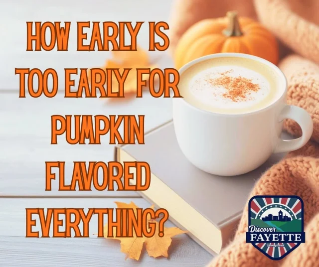 There's a hint of fall in the air...is it too early for a pumpkin spice latte?!

#discoverfayettepa #settlethedebate #beforesummerends
